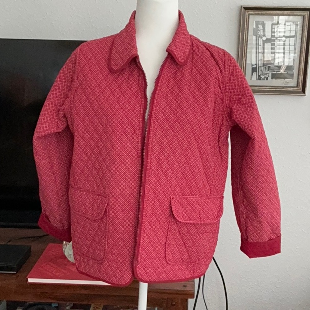 Blassport reversible petite Red Quilted Jacket